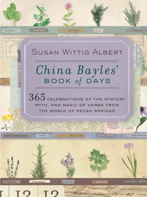 cover image of China Bayles' Book of Days